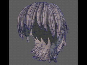 3D Hair style for boy V120 Modelo 3D