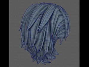3D Hair style for boy V120 3D Model