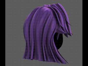 3D Hair style for girl V120 3D 모델