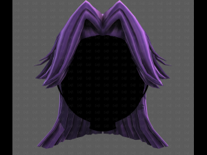 3D Hair style for girl V120 3D 모델