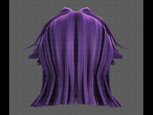 3D Hair style for girl V120 3D 모델