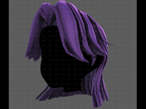 3D Hair style for girl V120 3D 모델