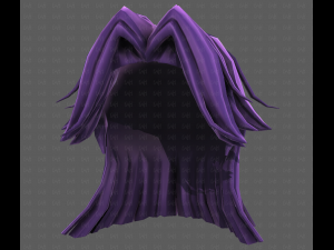 3D Hair style for girl V120 3D 모델