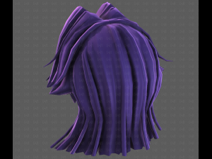 3D Hair style for girl V120 3D 모델
