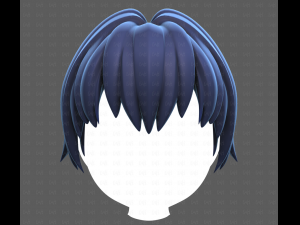 Base Hair for Boy V60 3D Model