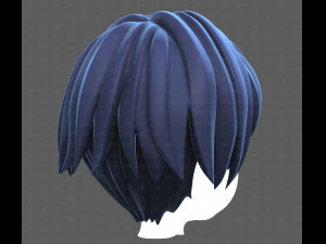 Base Hair for Boy V60 3D Model