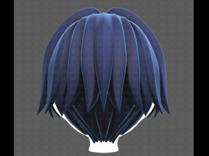 Base Hair for Boy V60 3D Model