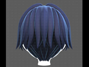 Base Hair for Boy V60 3D Model