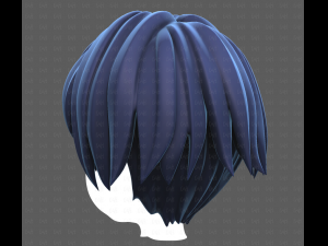 Base Hair for Boy V60 3D Model