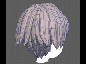 Base Hair for Boy V60 3D Model