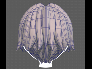 Base Hair for Boy V60 3D Model