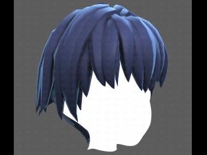 Base Hair for Boy V60 3D Model