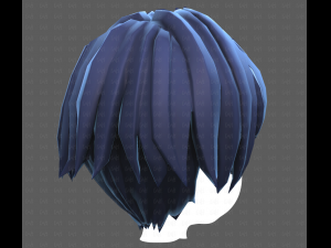 Base Hair for Boy V60 3D Model