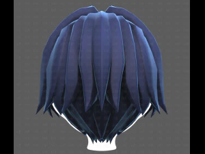 Base Hair for Boy V60 3D Model