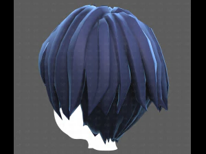 Base Hair for Boy V60 3D Model