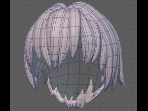 Base Hair for Boy V60 3D Model