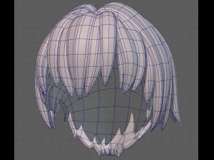 Base Hair for Boy V60 3D Model