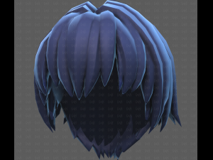 Base Hair for Boy V60 3D Model