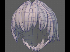 Base Hair for Boy V60 3D Model