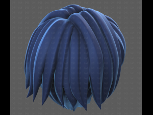 Base Hair for Boy V60 3D Model