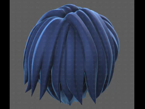 Base Hair for Boy V60 3D Model
