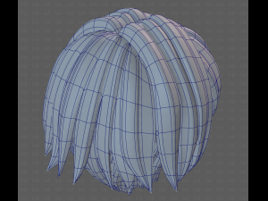 Base Hair for Boy V60 3D Model