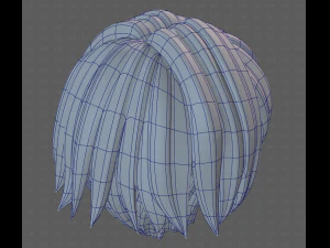 Base Hair for Boy V60 3D Model
