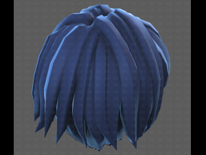 Base Hair for Boy V60 3D Model