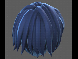 Base Hair for Boy V60 3D Model