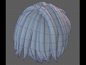 Base Hair for Boy V60 3D Model