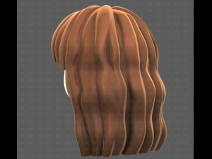 Base Hair for girl V60 3D Model