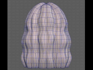 Base Hair for girl V60 3D Model