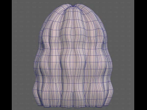 Base Hair for girl V60 3D Model