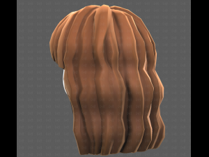 Base Hair for girl V60 3D Model