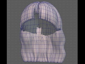 Base Hair for girl V60 3D Model