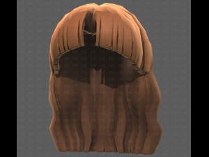 Base Hair for girl V60 3D Model