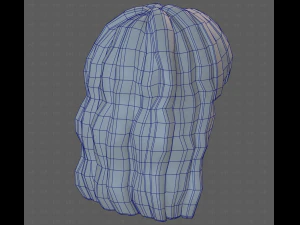Base Hair for girl V60 3D Model