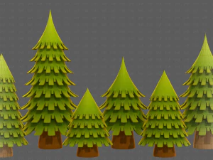 Desenho de &aacute;rvores V53 Modelo 3D