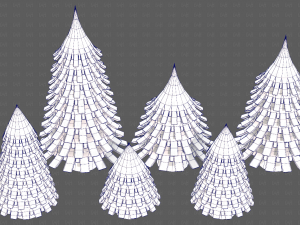 Trees Cartoon V53 3D 模型