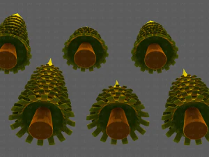 Trees Cartoon V53 3D Model