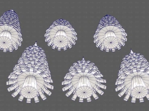 Trees Cartoon V53 3D Model