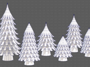 Trees Cartoon V53 3D 模型