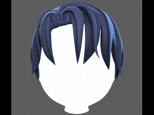 Base Hair for Boy V61 3D Model
