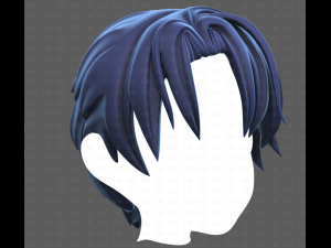 Base Hair for Boy V61 Modèle 3D