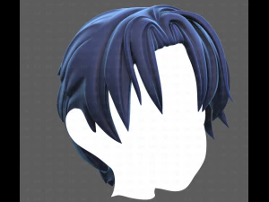 Base Hair for Boy V61 3D Model