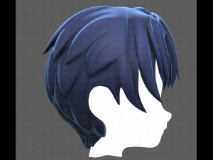 Base Hair for Boy V61 3D Model