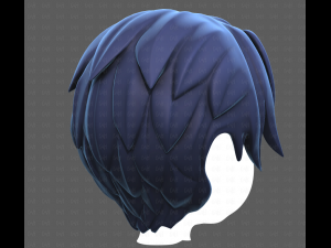 Base Hair for Boy V61 Modèle 3D