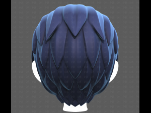 Base Hair for Boy V61 Modèle 3D