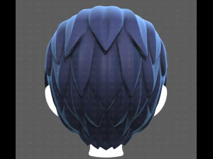 Base Hair for Boy V61 3D Model