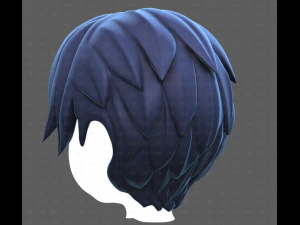 Base Hair for Boy V61 3D Model